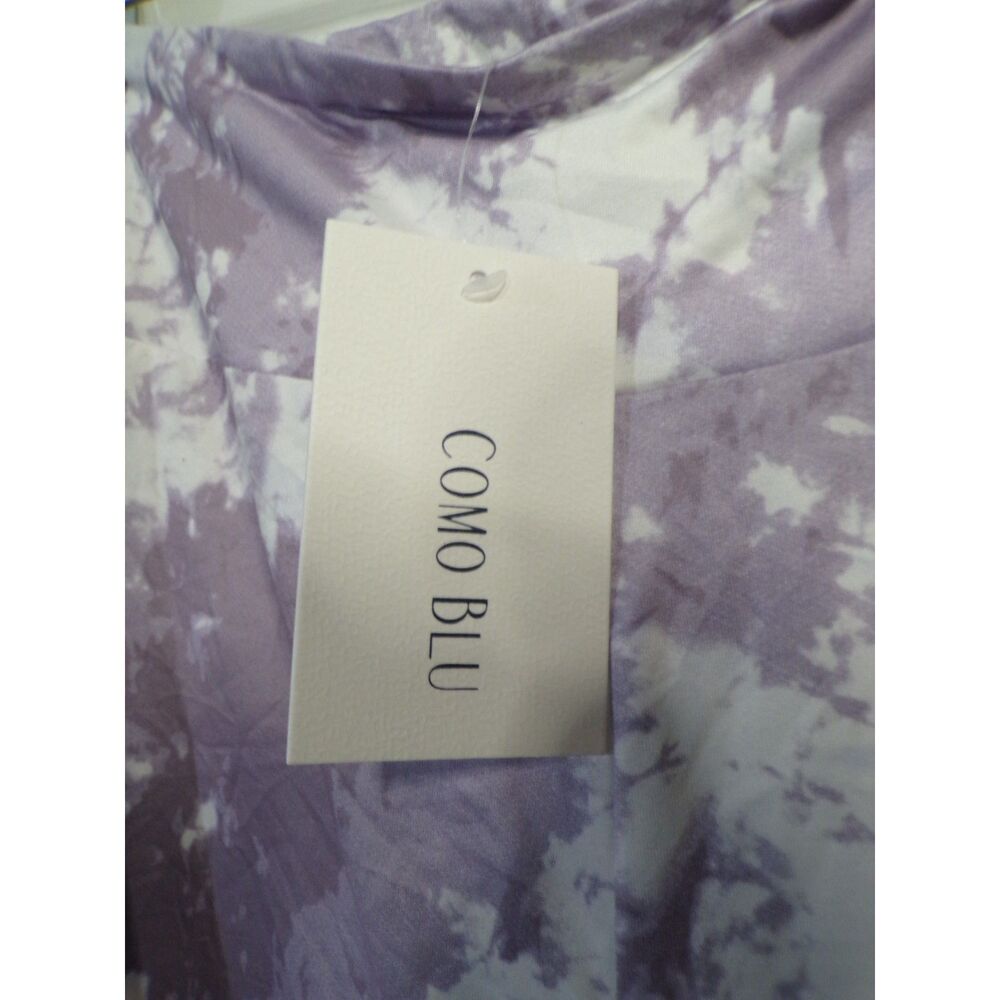 Women's Purple Tie-Dye Shorts Size M - Picture 3 of 4